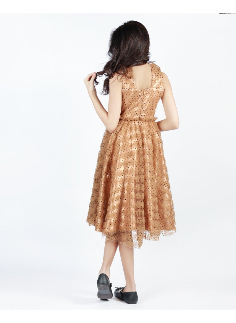 Obaha velvet rose dress - Image 2